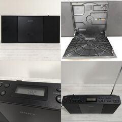 【成約済】SONY/ソニー/CDラジオ/ZS-E30/ブラック/2017年製/薄型スリムデザイン/パーソナルオーディオシステム/E0CW0224の画像