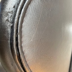 革オフィス チェア 黒の画像
