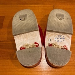 ピンク桐　ぞうり　3-4歳用　16.5センチの画像