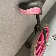 子供用　一輪車　ピンクの画像