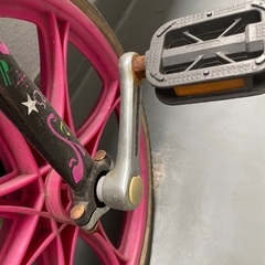 子供用　一輪車　ピンクの画像