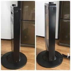 【購入者様決定】【山善】遠赤外線カーボンヒーター　自動首振り機能付　ブラックの画像