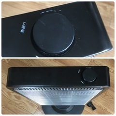 【購入者様決定】【山善】遠赤外線カーボンヒーター　自動首振り機能付　ブラックの画像