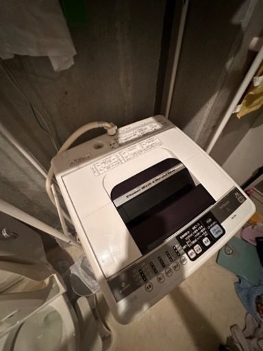 交渉中　日立　洗濯機　白い約束　7kg  おまけ付き