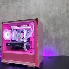 ☆月末セール☆ ハイスペック  ピンク ゲーミングPC Ryzen5 GTX1080 メモリ16GB M.2 SSD1TB   水冷ファン 