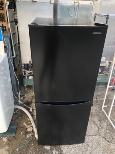 【リサイクルサービス八光】2022年製　アイリスオーヤマ　冷凍冷蔵庫 142L IRSD-14A-B ブラック