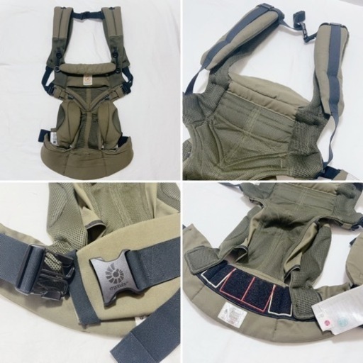 【箱や付属品揃ってます】 エルゴベビー オムニ360 クールエア カーキ
