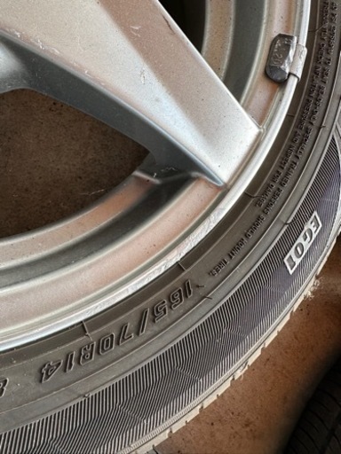165/70R14 エンケイ GYEG01 エンケイアルミホイール 4本