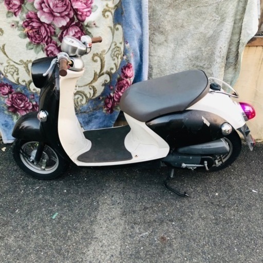 受け渡し予定者決定！原付 YAMAHA ビーノSA26J 4スト50cc 不動車 レストアベース