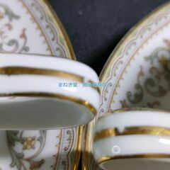 ノリタケ　ティーカップ＆ソーサー　金彩　4客セット　1963年の画像