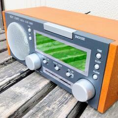 AM/FMラジオ付LEDアラームクロック