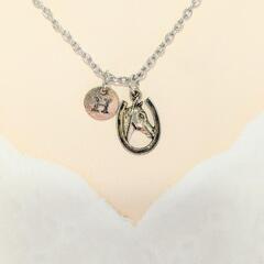 ネックレス　馬ペンダントヘッド