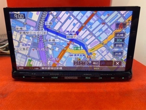 KENWOOD 最上級　MDV-X701 最新地図　新品バックカメラ付フルセットさ9
