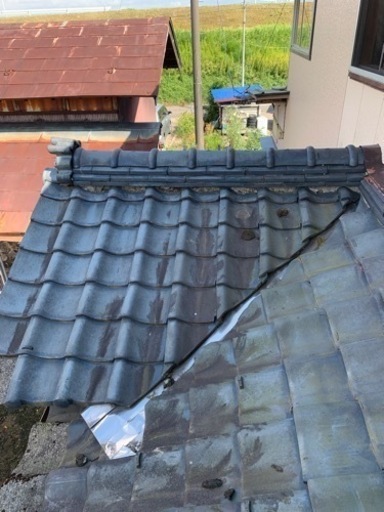 瓦雨漏りしてますか？板金屋根葺き替え
