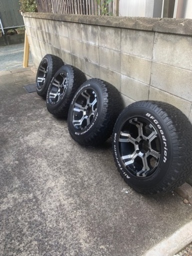 ※商談中MKWのホイールセット BF goodrichのオールテレーン　ブロックタイヤ付き