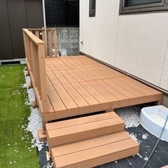 アイウッドデッキ 人工木製 ナチュラル 330cm×180cm