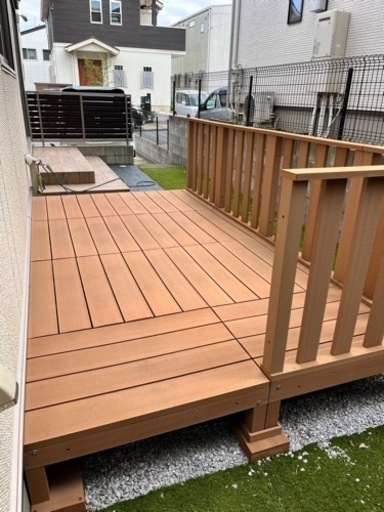 アイウッドデッキ 人工木製 ナチュラル 330cm×180cm
