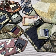silk100%ネクタイ10本　おまけ付きの画像