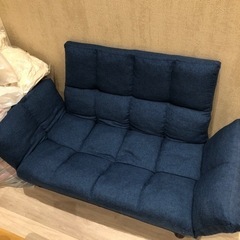 ソファー 2人掛け リクライニング ひじ掛け ローソファ フロア...