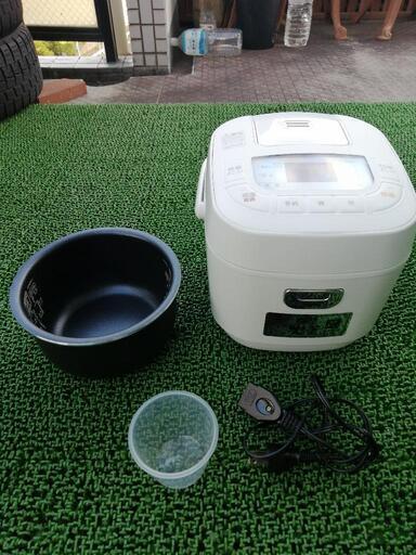 【終了】IRIS OHYAMA ジャー炊飯器 KS-RC21M05-W(2023年)【3合】
