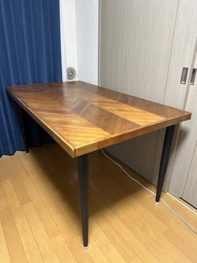 レッタ ダイニングテーブル ナチュラル（W1600）　Francfranc現行品