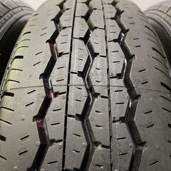 新車外し 23年製 BS BRIDGESTONE ECOPIA RD613 195/80R15 107/105N LT 15インチ 夏タイヤ 4本 ハイエース キャラバン等　(FJR01)