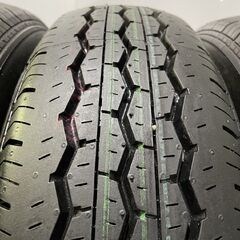 新車外し 23年製 BS BRIDGESTONE ECOPIA RD613 195/80R15 107/105N LT 15インチ 夏タイヤ 4本 ハイエース キャラバン等　(FJR01)