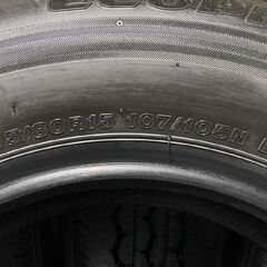 新車外し 23年製 BS BRIDGESTONE ECOPIA RD613 195/80R15 107/105N LT 15インチ 夏タイヤ 4本 ハイエース キャラバン等　(FJR01)