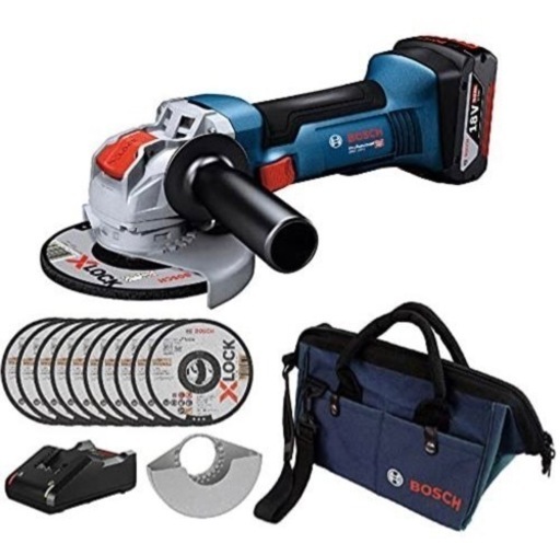 ボッシュ 18V コードレスディスクグラインダー X-LOCK GWX18V-8