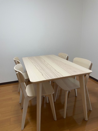 【お譲り先決定】IKEA イケア ダイニングセット LISABO リーサボー