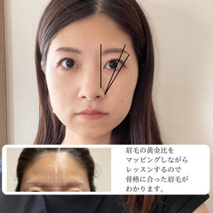 アイブロウワックス、アイブロウメイクレッスン