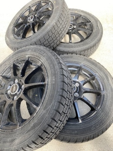 値段交渉可能 165/65R15 ホイール付きスタッドレスタイヤ タフト