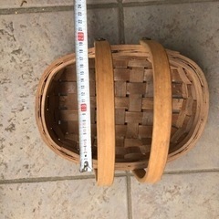 竹炭　炭　竹籠　バスケット　消臭　湿気取り　オブジェの画像