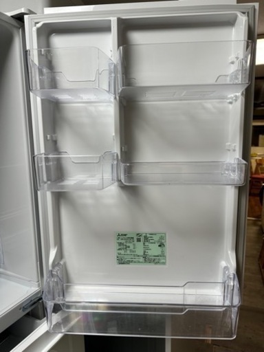【2021年製】三菱455L冷蔵庫MR-B46G-W1左開き