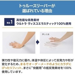 ショップジャパン トゥルースリーパー プレミアケア 低反発 マッ...