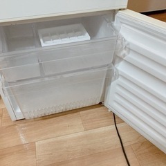 冷蔵庫　110L ホワイト　無印良品の画像