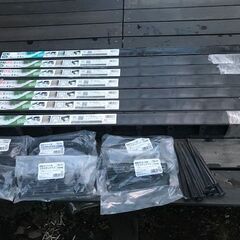 コメリ　砂利ぴたエッジ100cm　2本組×7セット　固定用ペグ70本