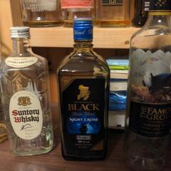 【インテリア、花瓶などにも！】ウイスキー　空ボトル各種の画像