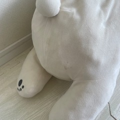 Francfranc/フランフラン　ぬいぐるみ　眠るシロクマ　抱き枕の画像