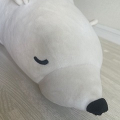 Francfranc/フランフラン　ぬいぐるみ　眠るシロクマ　抱き枕