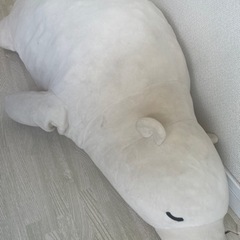 Francfranc/フランフラン　ぬいぐるみ　眠るシロクマ　抱き枕の画像
