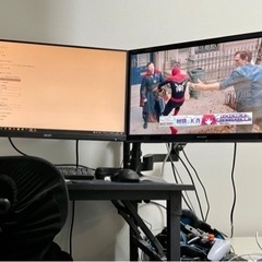 【東京神奈川、車でお運びします👍その場で振込みOK👌】Acer ゲーミングモニター 144Hz 0.6ms モニターアーム込みの画像