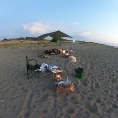 男前な焚き火会🔥海で夕方から焚き火BBQ 9月29日金曜日 − 石川県