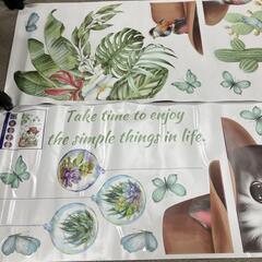 ★未使用品★壁紙ステッカーセット ネコ　ペット　ウォールステッカー　インテリアの画像