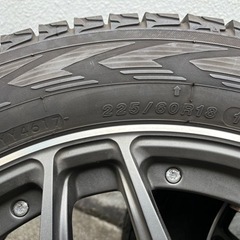 【受渡者決定】スタッドレスタイヤ・ホイールセット　225/60R18の画像