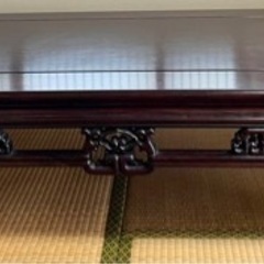 黒檀 座卓の中古が安い！激安で譲ります・無料であげます(2