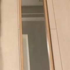 立て掛け式鏡　全身鏡の画像