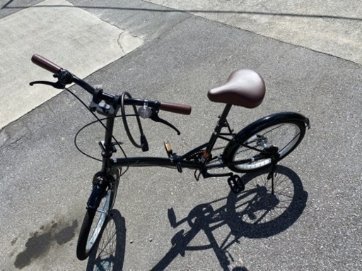 20インチ　折りたたみ自転車　黒