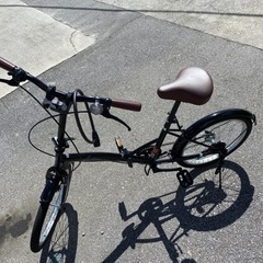 20インチ　折りたたみ自転車　黒