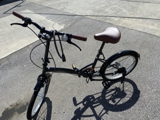 20インチ　折りたたみ自転車　黒